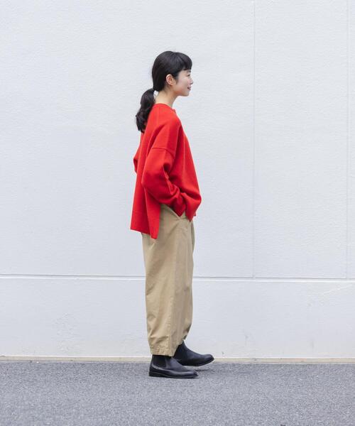 かぐれ（カグレ）の「コットンクロップドパンツ（その他パンツ・レディース・ベージュ/ブラック/オフホワイト・FREE）」の13枚目の写真