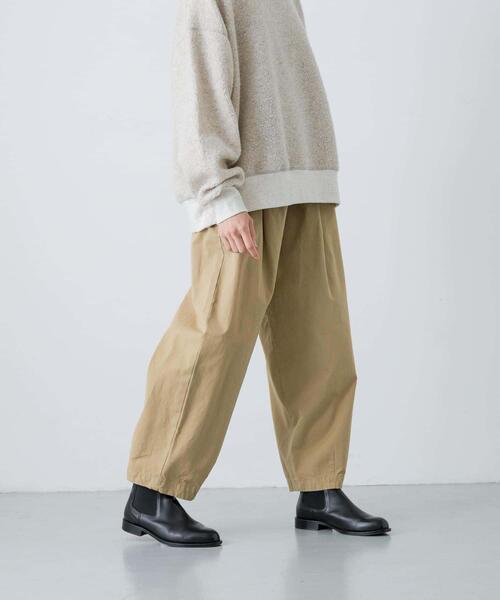 かぐれ（カグレ）の「コットンクロップドパンツ（その他パンツ・レディース・ベージュ/ブラック/オフホワイト・FREE）」の16枚目の写真