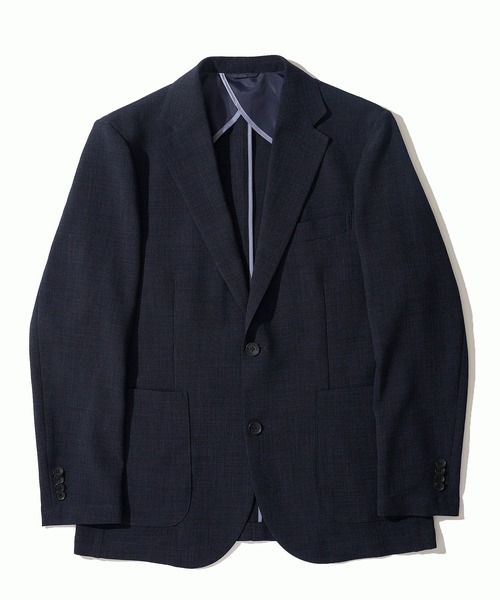 TETE HOMME（テットオム）の「リネンライクブッチャージャケット（テーラードジャケット・メンズ・ネイビー/ライトグレー/チャコールグレー・LARGE/X-LARGE/MEDIUM）」の3枚目の写真