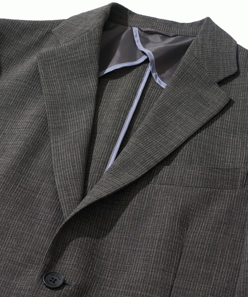 TETE HOMME（テットオム）の「リネンライクブッチャージャケット（テーラードジャケット・メンズ・ネイビー/ライトグレー/チャコールグレー・LARGE/X-LARGE/MEDIUM）」の8枚目の写真