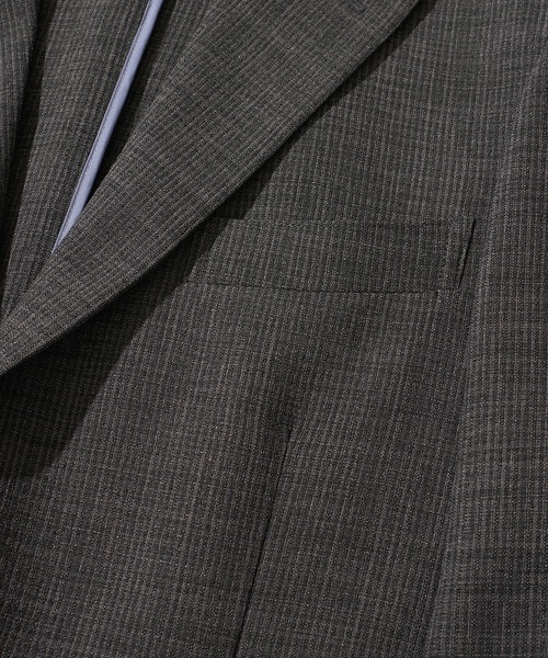 TETE HOMME（テットオム）の「リネンライクブッチャージャケット（テーラードジャケット・メンズ・ネイビー/ライトグレー/チャコールグレー・LARGE/X-LARGE/MEDIUM）」の9枚目の写真