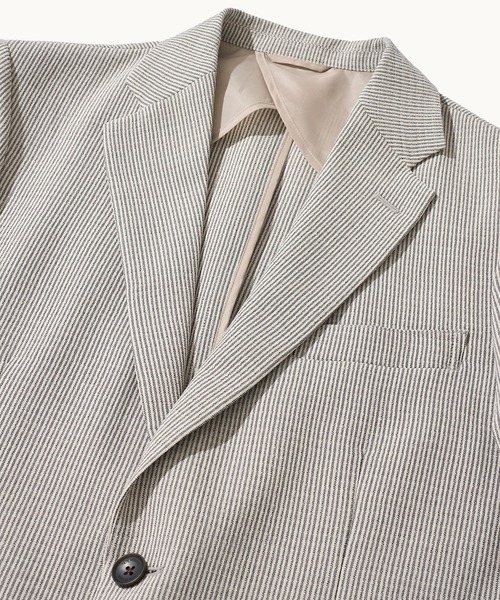 TETE HOMME（テットオム）の「リネンライクブッチャージャケット（テーラードジャケット・メンズ・ネイビー/ライトグレー/チャコールグレー・LARGE/X-LARGE/MEDIUM）」の15枚目の写真