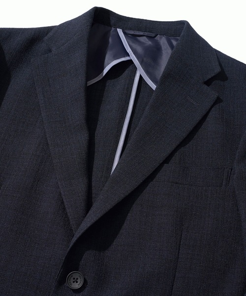 TETE HOMME（テットオム）の「リネンライクブッチャージャケット（テーラードジャケット・メンズ・ネイビー/ライトグレー/チャコールグレー・LARGE/X-LARGE/MEDIUM）」の22枚目の写真