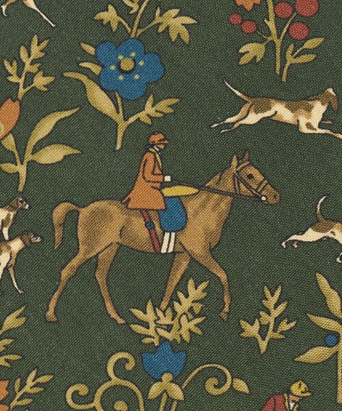 green label relaxing（グリーンレーベルリラクシング）の「GLR 8.0cm モチーフ3 ITALY ネクタイ（ネクタイ・メンズ・オリーブ・FREE）」の4枚目の写真