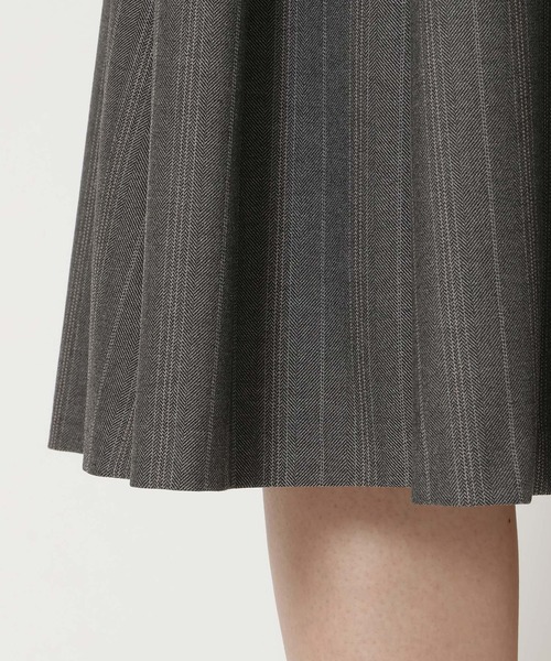 Rose Tiara（ローズティアラ）の「【吸湿発熱/毛玉になりにくい】配色切替クラシカルワンピース（ワンピース・レディース・ブラウン/ピンク/グレー・38/46/42/40）」の7枚目の写真