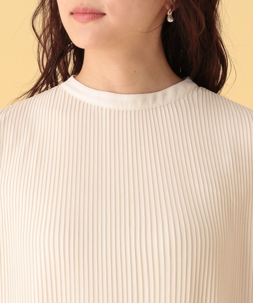 Elura（エルーラ）の「≪入卒/セレモニー/通勤≫プリーツブラウス/603868（シャツ/ブラウス・レディース・ネイビー/オフホワイト/ライトブルー・FREE）」の16枚目の写真