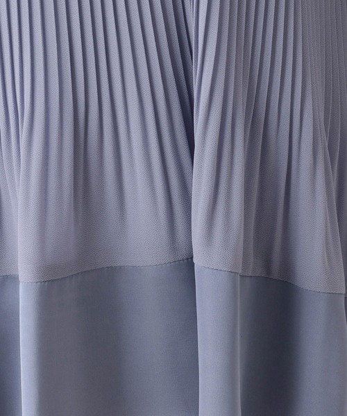 Elura（エルーラ）の「≪入卒/セレモニー/通勤≫プリーツブラウス/603868（シャツ/ブラウス・レディース・ネイビー/オフホワイト/ライトブルー・FREE）」の22枚目の写真