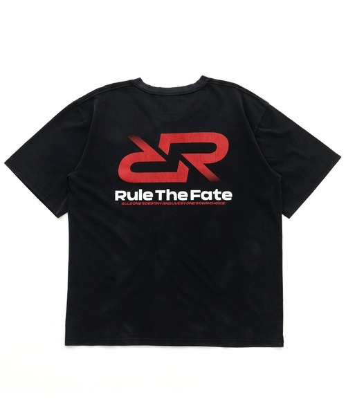 RULE THE FATE(ルールザフェイト)の「RTF RRLOGO TEE/RRロゴTシャツ(Tシャツ/カットソー・メンズ・ブラック/ベージュ・2/1/0)」の4枚目の写真