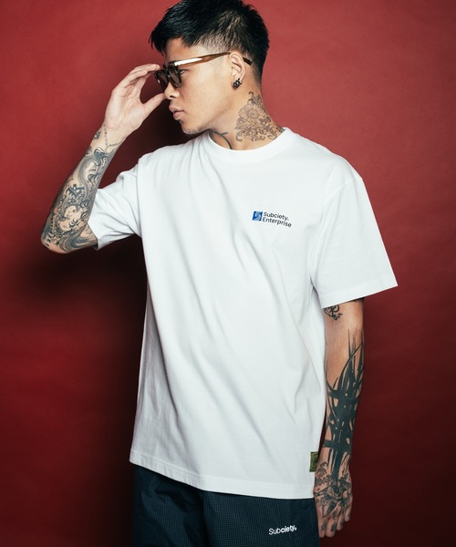Subciety(サブサエティ)の「Enterprise tee(Tシャツ/カットソー・メンズ・ブラック/ホワイト/グリーン・SMALL/MEDIUM/LARGE/X-LARGE/XX-LARGE)」の10枚目の写真