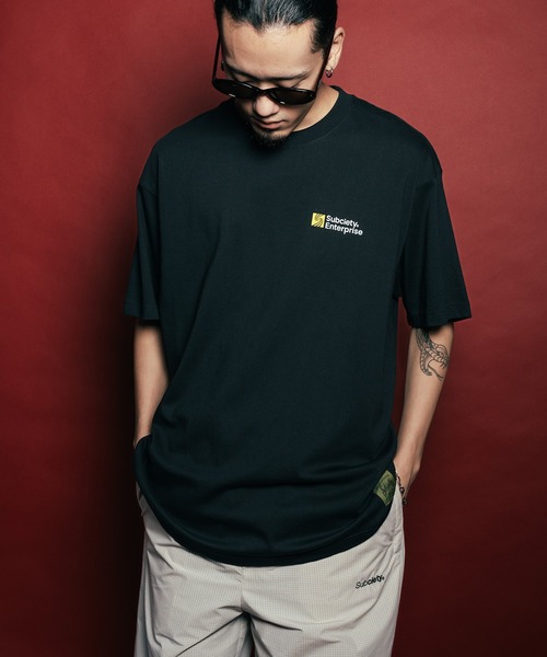 Subciety(サブサエティ)の「Enterprise tee(Tシャツ/カットソー・メンズ・ブラック/ホワイト/グリーン・SMALL/MEDIUM/LARGE/X-LARGE/XX-LARGE)」の11枚目の写真