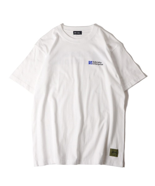 Subciety(サブサエティ)の「Enterprise tee(Tシャツ/カットソー・メンズ・ブラック/ホワイト/グリーン・SMALL/MEDIUM/LARGE/X-LARGE/XX-LARGE)」の4枚目の写真