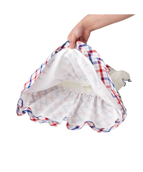 MIKI HOUSE(ミキハウス)の「トリコロールカラーのワンピース(ワンピース・キッズ・ホワイト・130cm/120cm/110cm/100cm/90cm/80cm)」の9枚目の写真