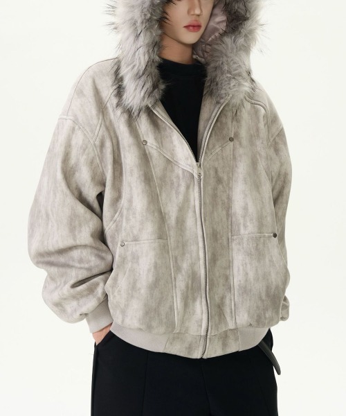 セール】ウルバリン ファーフード ビッグブルゾン（ブルゾン）｜NEW