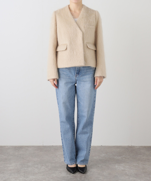 モヘヤMIXシャギー ショートコート（その他アウター）｜IENA（イエナ