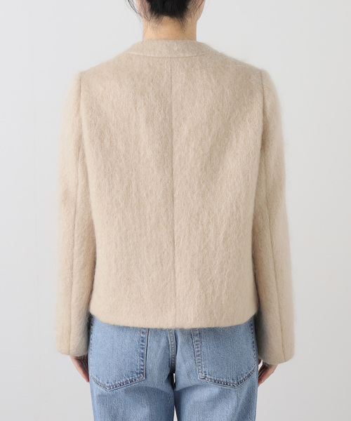 セール】モヘヤMIXシャギー ショートコート（その他アウター）｜IENA