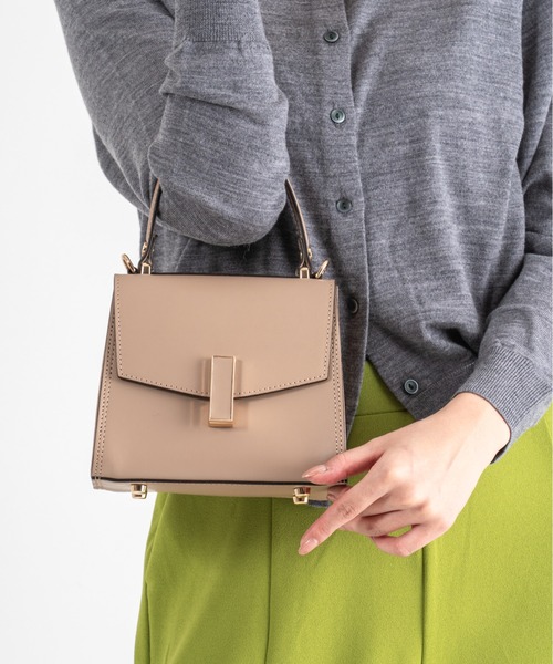 GIANNI NOTARO（ジャンニノターロ）の「【GIANNI NOTARO 】ミニハンドバッグ　ショルダーバッグ　本革（ショルダーバッグ・レディース・ブラック/アイボリー/ベージュ系その他・FREE）」の3枚目の写真