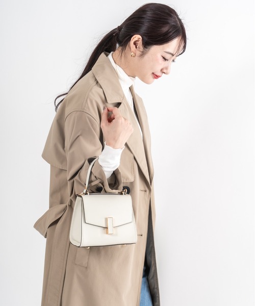 GIANNI NOTARO（ジャンニノターロ）の「【GIANNI NOTARO 】ミニハンドバッグ　ショルダーバッグ　本革（ショルダーバッグ・レディース・ブラック/アイボリー/ベージュ系その他・FREE）」の6枚目の写真