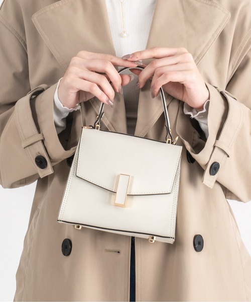 GIANNI NOTARO（ジャンニノターロ）の「【GIANNI NOTARO 】ミニハンドバッグ　ショルダーバッグ　本革（ショルダーバッグ・レディース・ブラック/アイボリー/ベージュ系その他・FREE）」の11枚目の写真