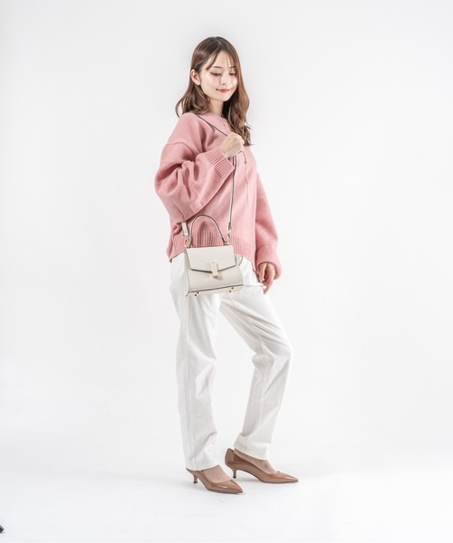 GIANNI NOTARO（ジャンニノターロ）の「【GIANNI NOTARO 】ミニハンドバッグ　ショルダーバッグ　本革（ショルダーバッグ・レディース・ブラック/アイボリー/ベージュ系その他・FREE）」の22枚目の写真