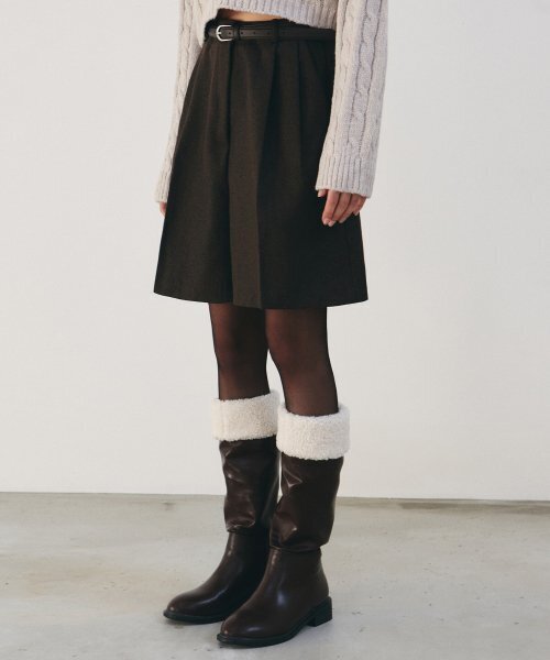 NICK&NICOLE(ニックアンドニコール)の「COMFORT BERMUDA PANTS_BROWN(その他パンツ・レディース・その他・LARGE/MEDIUM/SMALL)」の3枚目の写真