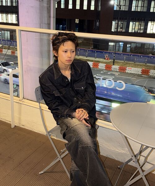 DNSR（ディーエヌエスアール）の「ウェスタンデニムシャツインディゴ（シャツ/ブラウス・メンズ・その他・MEDIUM/LARGE/X-LARGE）」の2枚目の写真