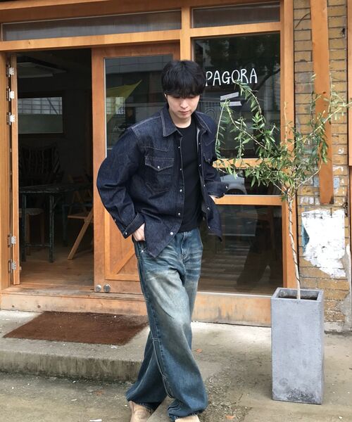 DNSR（ディーエヌエスアール）の「ウェスタンデニムシャツインディゴ（シャツ/ブラウス・メンズ・その他・MEDIUM/LARGE/X-LARGE）」の4枚目の写真
