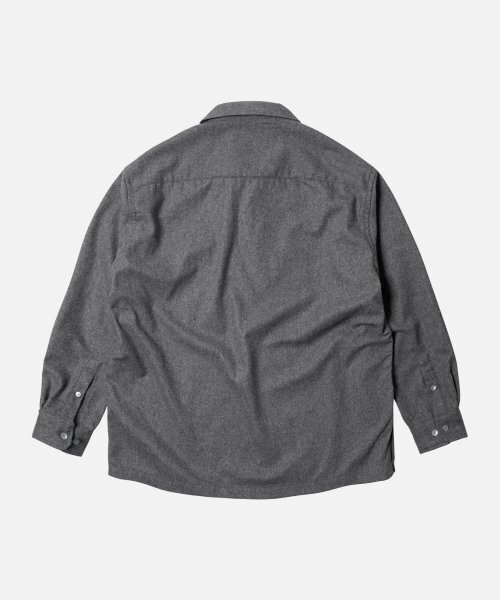 FRIZMWORKS(フリズムワークス)の「WOOL PULLOVER SHIRT _ GRAY(シャツ/ブラウス・メンズ・その他・MEDIUM/LARGE/X-LARGE)」の3枚目の写真