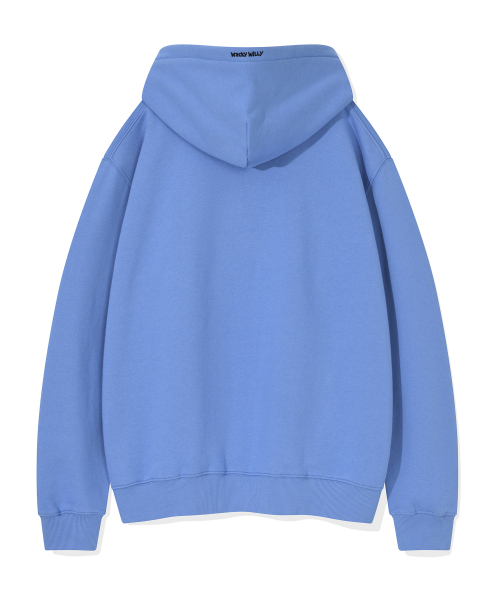 Wacky WiLLy(ワッキーウィリー)の「ワンポイントグラフィックフードブルー(パーカー・レディース・その他・SMALL/MEDIUM/LARGE/X-LARGE)」の3枚目の写真