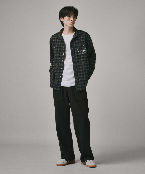 Verdnt（バーダント）の「リラックスドアウトポケットバンディングスラックス[ブラック]（スラックス・レディース・その他・LARGE/SMALL/MEDIUM）」の4枚目の写真