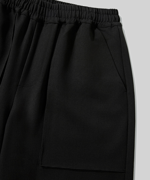 Verdnt（バーダント）の「リラックスドアウトポケットバンディングスラックス[ブラック]（スラックス・レディース・その他・LARGE/SMALL/MEDIUM）」の8枚目の写真
