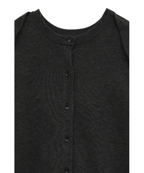 CLANE(クラネ)の「W FACE SHOULDER FRILL KNIT CARDIGAN(カーディガン/ボレロ・レディース・グレー/ベージュ・1/2)」の16枚目の写真