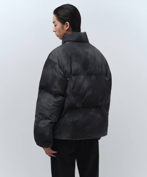 クラウディプファーショートダウンジャケット [ダークグレー]（ダウン