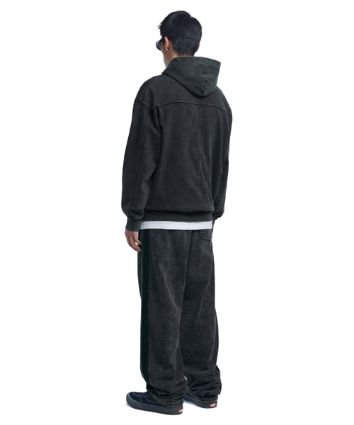 NOMANUAL(NOMANUAL)の「M.L SWEATPANTS - WASHED BLACK(スウェットパンツ・レディース・その他・SMALL/MEDIUM)」の4枚目の写真