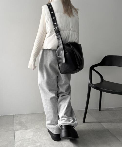 WEGO(ウィゴー)の「WEGO/ハトメベルトBIGショルダー(ショルダーバッグ・レディース・ブラック系その他/ブラック・FREE)」の3枚目の写真