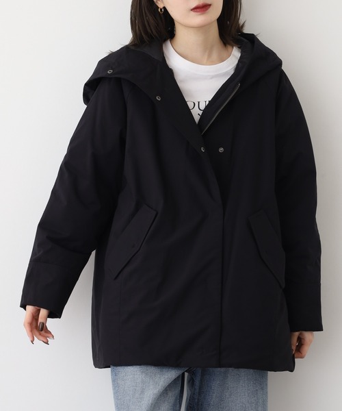 EGLANTINE(エグランティーヌ)の「EGLANTINE ダウンコート(ダウンジャケット/コート・レディース・グレイッシュベージュ/ブラック/モカ・40)」の22枚目の写真