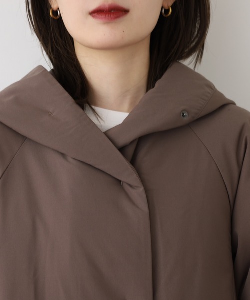EGLANTINE(エグランティーヌ)の「EGLANTINE ダウンコート(ダウンジャケット/コート・レディース・グレイッシュベージュ/ブラック/モカ・40)」の11枚目の写真