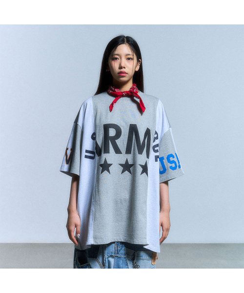 SCHISM INDUCING(スキズムインデューシング)の「FAKE REWORKED T SHIRT_GREY(Tシャツ/カットソー・レディース・その他・LARGE/MEDIUM/SMALL)」の13枚目の写真