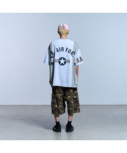 SCHISM INDUCING(スキズムインデューシング)の「FAKE REWORKED T SHIRT_GREY(Tシャツ/カットソー・レディース・その他・LARGE/MEDIUM/SMALL)」の7枚目の写真