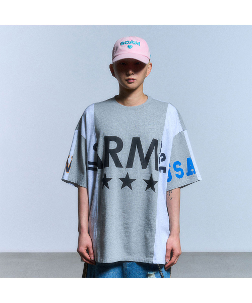 SCHISM INDUCING(スキズムインデューシング)の「FAKE REWORKED T SHIRT_GREY(Tシャツ/カットソー・レディース・その他・LARGE/MEDIUM/SMALL)」の6枚目の写真