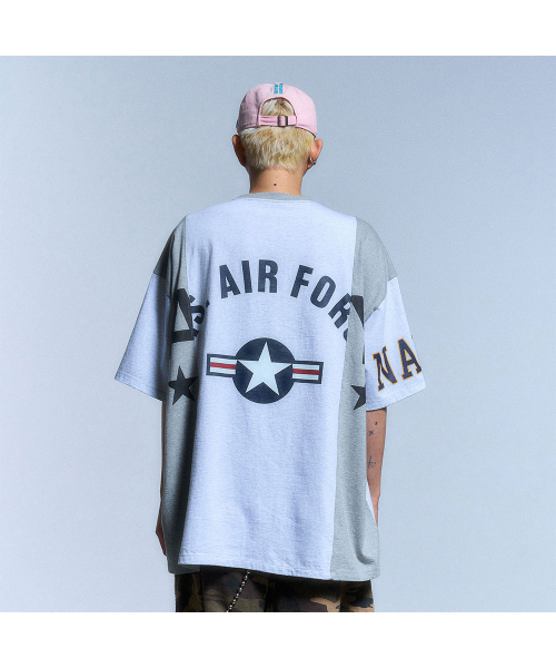 SCHISM INDUCING(スキズムインデューシング)の「FAKE REWORKED T SHIRT_GREY(Tシャツ/カットソー・レディース・その他・LARGE/MEDIUM/SMALL)」の5枚目の写真