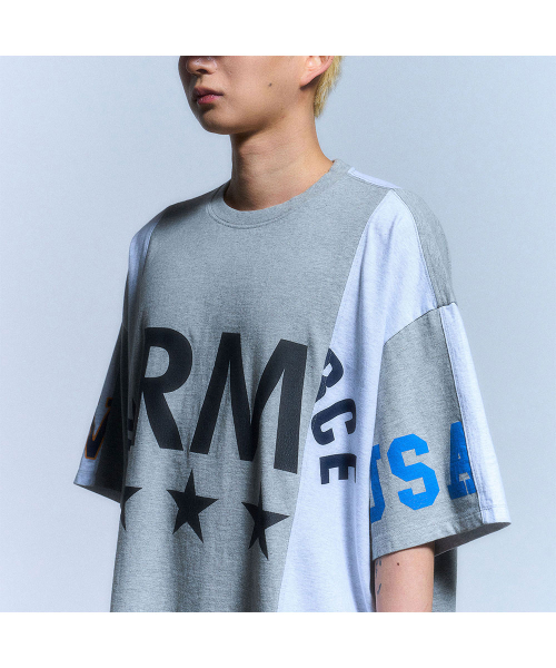 SCHISM INDUCING(スキズムインデューシング)の「FAKE REWORKED T SHIRT_GREY(Tシャツ/カットソー・レディース・その他・LARGE/MEDIUM/SMALL)」の4枚目の写真