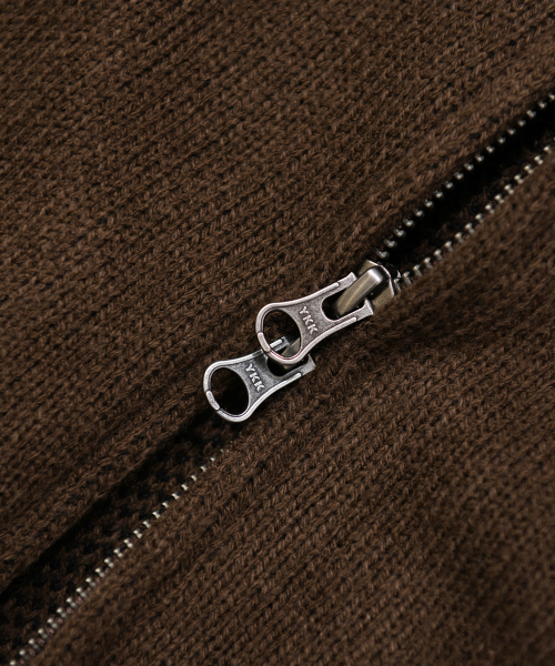 PHYPS MOTORCYCLE（フィップスモーターサイクル）の「Big Logo Knit Zip-up Brown（ニット/セーター・レディース・その他・SMALL/MEDIUM/LARGE/X-LARGE）」の6枚目の写真