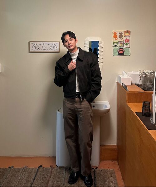 BOWLOW PRODUCT（バウロープロダクト）の「クロップスエードパネルジャケット[ブラウン]（その他アウター・メンズ・その他・MEDIUM/LARGE/X-LARGE）」の13枚目の写真