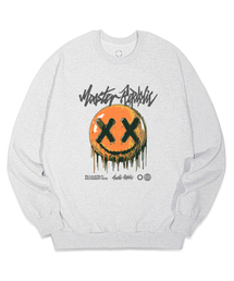 MONSTER REPUBLIC（モンスターリパブリック）の「モンスタースマイルオレンジスウェットメランジグレー_8215（スウェット）」