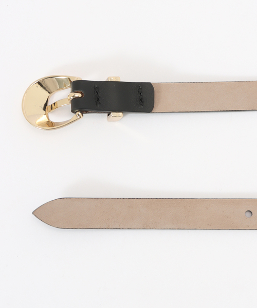 La TOTALITE（ラトータリテ）の「LEFIJE/レフィエ ラウンドバックル スリムベルト（ベルト・レディース・ブラック/ブラウン・FREE）」の7枚目の写真