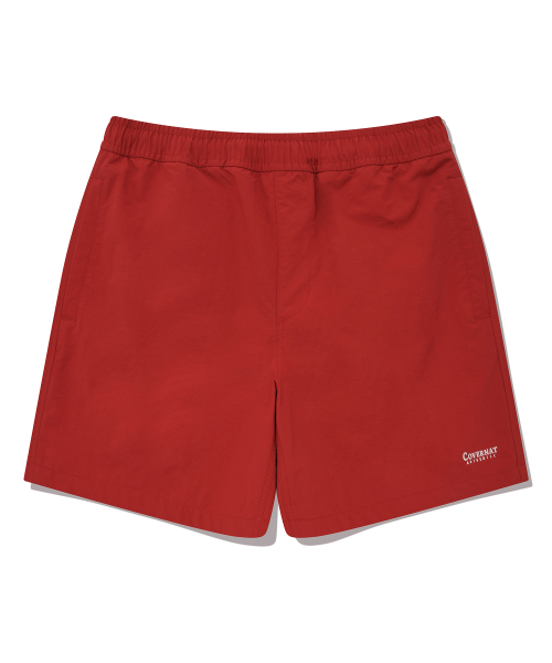 COVERNAT(カバーナット)の「ウィンドブレーカーショーツレッド(その他パンツ・レディース・その他・SMALL/MEDIUM/X-LARGE/XX-LARGE)」の1枚目の写真