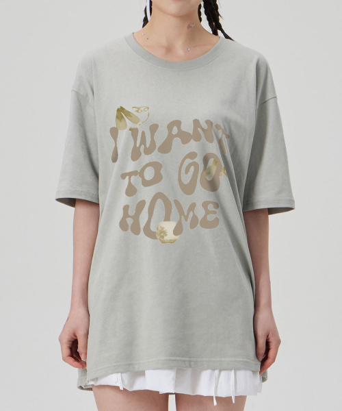 ASTRAL PROJECTION（アストラルプロジェクション）の「[アイワンツーゴホーム]コットンルーズフィット半袖Tシャツ_ダスティミント（Tシャツ/カットソー・メンズ・その他・LARGE/MEDIUM/X-LARGE/XX-LARGE）」の3枚目の写真