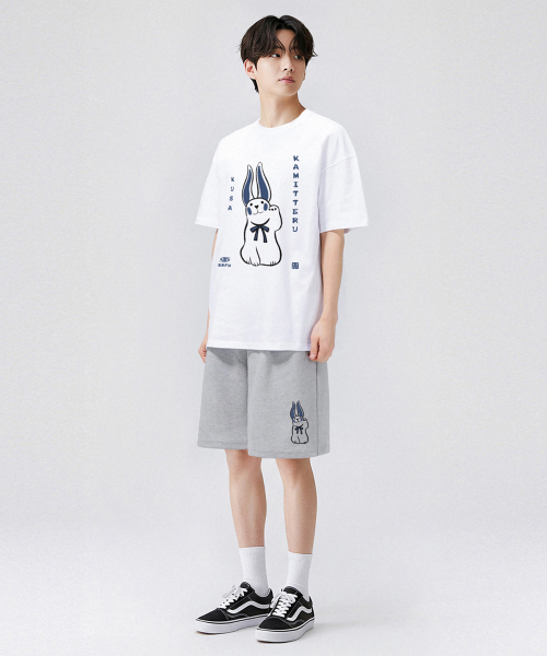 GRANFINNY(グランフィニ)の「ラビットオーバーサイズ半袖Tシャツ-ホワイト(Tシャツ/カットソー・レディース・ホワイト・X-LARGE/LARGE/MEDIUM)」の7枚目の写真