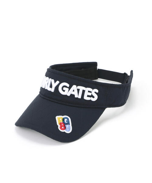 PEARLY GATES】キルティング2WAY VISOR（サンバイザー