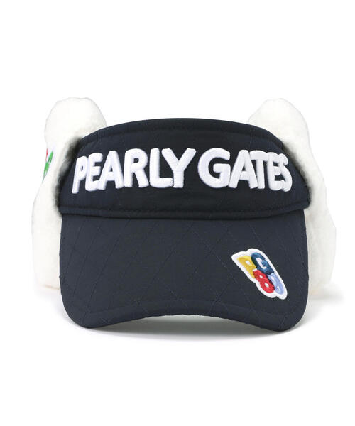 PEARLY GATES】キルティング2WAY VISOR（サンバイザー